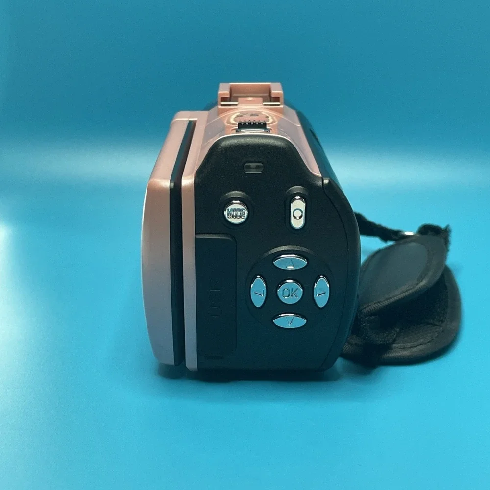 Vivitar PopCam Digital Camcorder Pink 48MP 16x Zoom 1080p 3